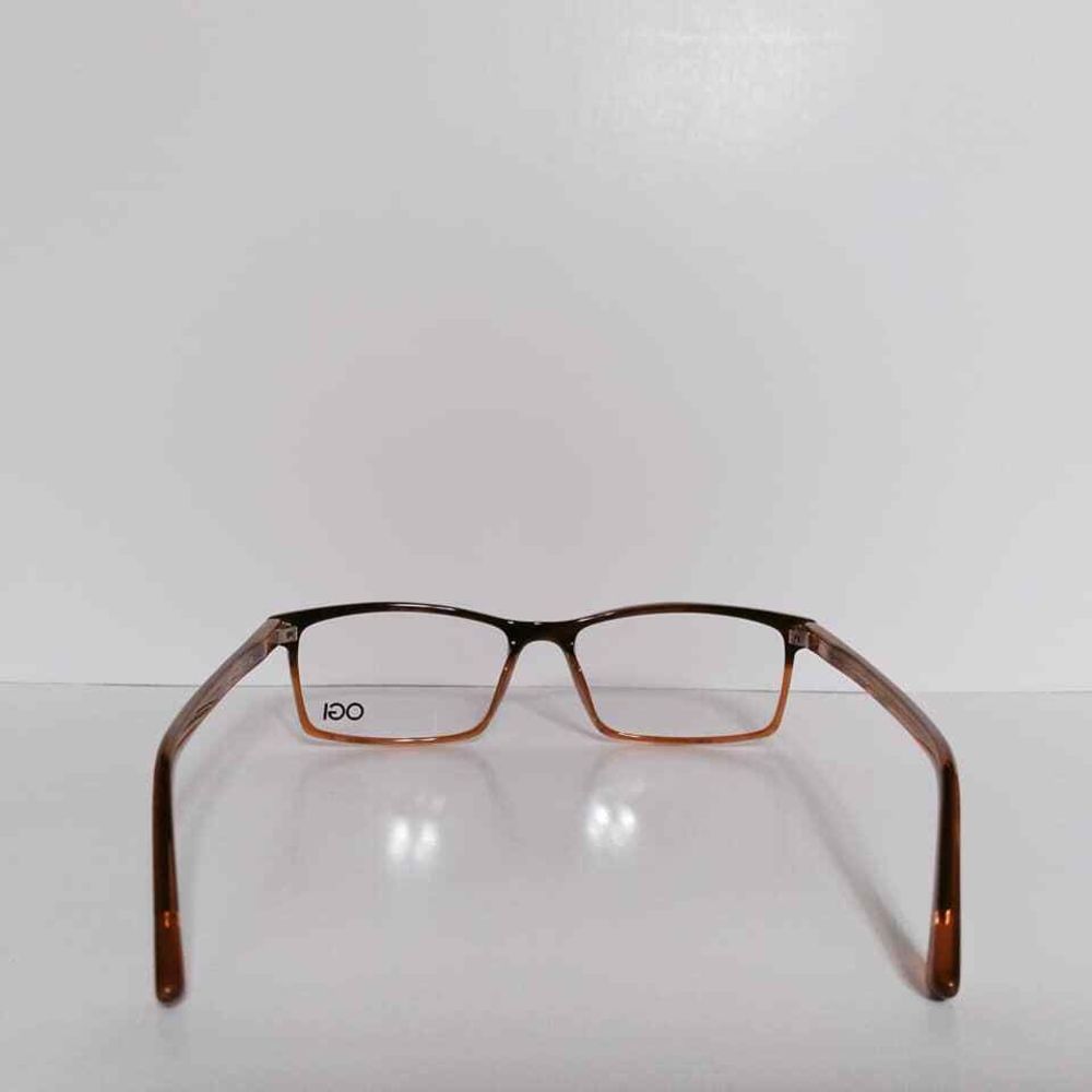 Ogi Rectangle Designer Eyeglasses Frames 56-17-15… - image 4